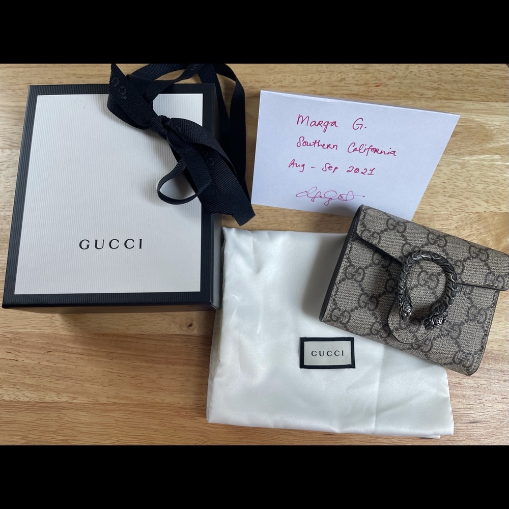 ***SOLD***  Gucci Dionysus Wallet.